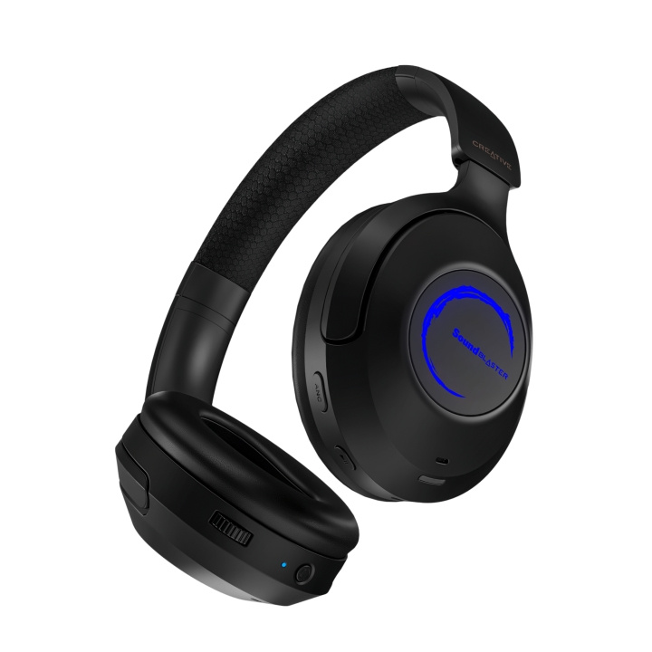 Creative Sound Blaster GH7 Super X-Fi® trådlösa over-ear gaminghörlurar med Bluetooth® LE-ljud och avtagbar mikrofon i gruppen HEMELEKTRONIK / Ljud & Bild / Hörlurar & Tillbehör / Hörlurar hos TP E-commerce Nordic AB (C96556)