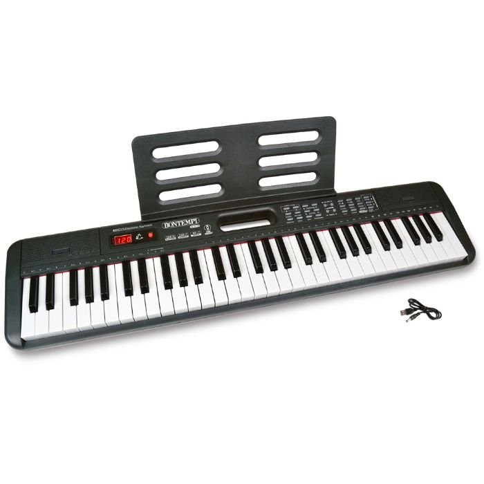 Bontempi Tangentbord med 61 tangenter (166119) i gruppen LEKSAKER, BARN- & BABYPRODUKTER / Musik, Sång & Bild / Musikinstrument hos TP E-commerce Nordic AB (C96667)