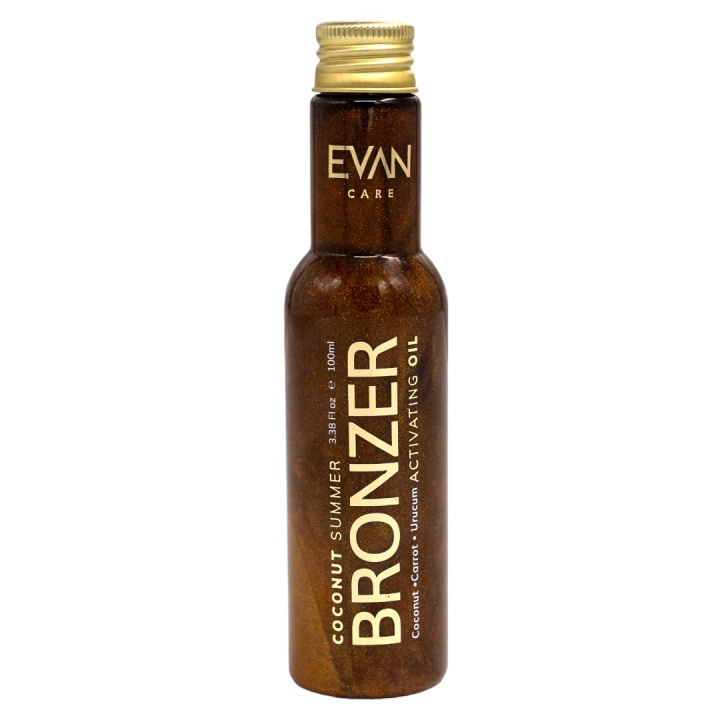 EVAN Coconut Summer Bronzer Aktiverande olja 100 ml i gruppen SKÖNHET & HÄLSA / Hudvård / Solskydd & Tanning / Brun utan sol hos TP E-commerce Nordic AB (C96691)