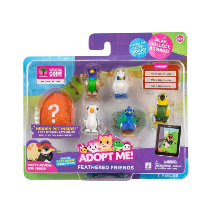 Adopt Me 6st fågelfigurer (243-0114) i gruppen LEKSAKER, BARN- & BABYPRODUKTER / Leksaker / Figurer, Miniatyrer & tillbehör hos TP E-commerce Nordic AB (C96863)