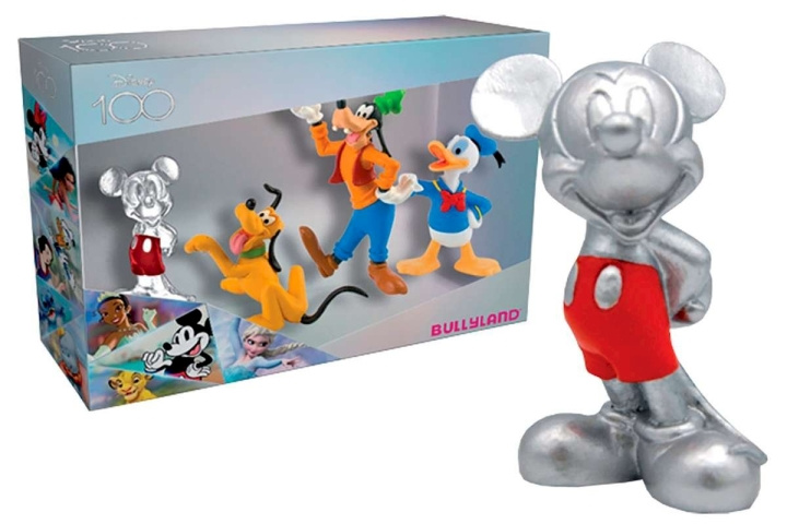 BULLYLAND WD 100 år Platinium Classic presentförpackning - 4 figurer (525394) i gruppen LEKSAKER, BARN- & BABYPRODUKTER / Leksaker / Figurer, Miniatyrer & tillbehör hos TP E-commerce Nordic AB (C96869)