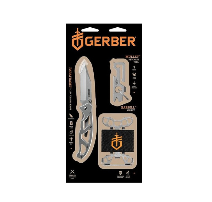 Gerber Paraframe I + Mullet + Barbill i gruppen SPORT, FRITID & HOBBY / Friluftsliv / Multiverktyg hos TP E-commerce Nordic AB (C96964)