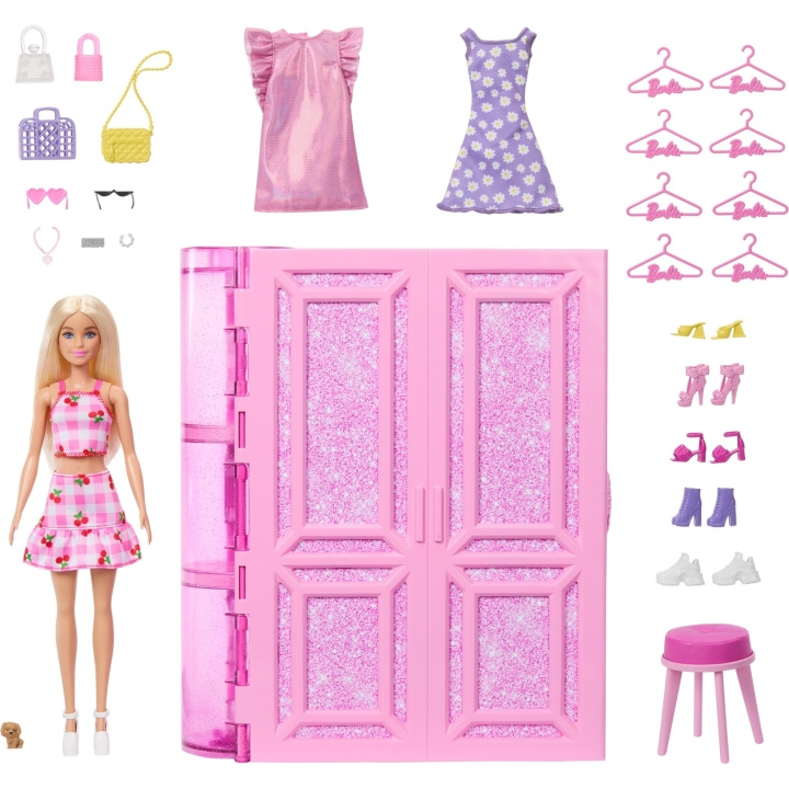 Barbie - Drömgarderob 3.0 med docka (HXD58) i gruppen LEKSAKER, BARN- & BABYPRODUKTER / Leksaker / Dockor & Tillbehör hos TP E-commerce Nordic AB (C97134)