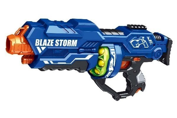 Blaze Storm Softballpistol med 12 st skumgummibollar (520337) i gruppen LEKSAKER, BARN- & BABYPRODUKTER / Leksaker / Actionlek hos TP E-commerce Nordic AB (C97176)