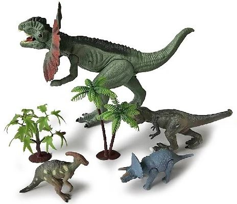 Animal Universe Dinosaurieset med ljus och ljud - Dilophosaurus (525007) i gruppen LEKSAKER, BARN- & BABYPRODUKTER / Leksaker / Figurer, Miniatyrer & tillbehör hos TP E-commerce Nordic AB (C97179)