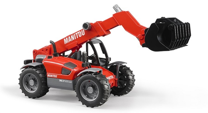 Bruder Manitou teleskoplastare MLT 633 (02125) i gruppen LEKSAKER, BARN- & BABYPRODUKTER / Leksaker / Leksaksbilar & andra fordon hos TP E-commerce Nordic AB (C97186)