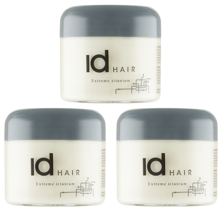 ID Hair Extreme Titanium 100 ml x 3 i gruppen SKÖNHET & HÄLSA / Hår & Styling / Hårstylingprodukter / Hårvax hos TP E-commerce Nordic AB (C97255)