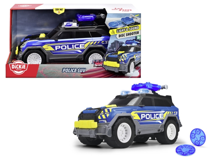 Dickie Toys Polis-SUV (203306022) i gruppen LEKSAKER, BARN- & BABYPRODUKTER / Leksaker / Leksaksbilar & andra fordon hos TP E-commerce Nordic AB (C97263)