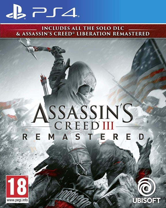 Assassin\'s Creed III Remastered (PS4) i gruppen HEMELEKTRONIK / Spelkonsoler & Tillbehör / Sony PlayStation 4 / Spel hos TP E-commerce Nordic AB (C97277)