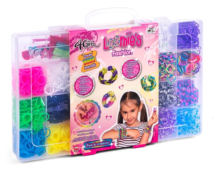 4-Girlz 5000+ loomies (63006) i gruppen LEKSAKER, BARN- & BABYPRODUKTER / Leksaker / Pyssel hos TP E-commerce Nordic AB (C97300)