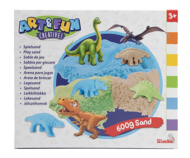 Art&Fun Art & Fun - Playsand Set Dinosaurier (106344621) i gruppen LEKSAKER, BARN- & BABYPRODUKTER / Leksaker / Experiment & DIY hos TP E-commerce Nordic AB (C97498)