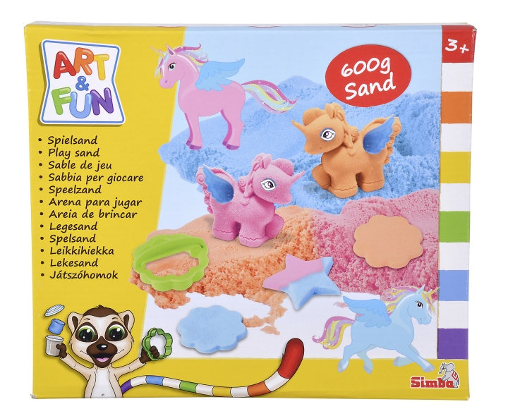 Art&Fun Playsand Set Enhörning (106344622) i gruppen LEKSAKER, BARN- & BABYPRODUKTER / Leksaker / Experiment & DIY hos TP E-commerce Nordic AB (C97499)