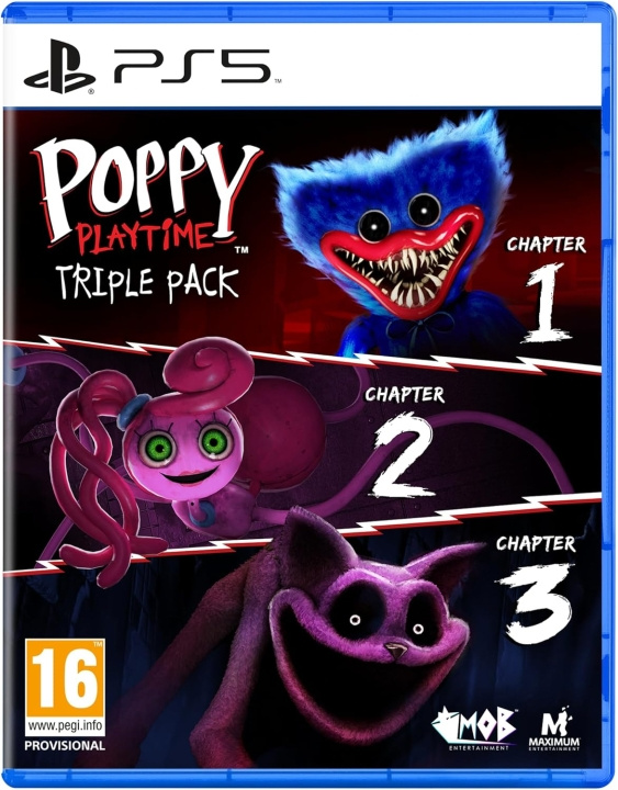 Poppy Playtime Triple Pack (PS5) i gruppen HEMELEKTRONIK / Spelkonsoler & Tillbehör / Sony PlayStation 5 / Spel hos TP E-commerce Nordic AB (C97562)