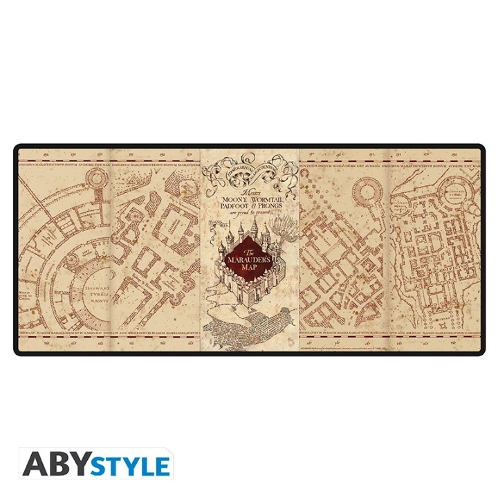 Abysse HARRY POTTER - Musmatta XXL - The Marauder\'s Map i gruppen DATORER & KRINGUTRUSTNING / Möss & Tangentbord / Musmattor hos TP E-commerce Nordic AB (C97583)