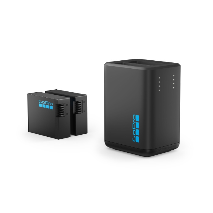 GoPro Dubbel batteriladdare (HERO13 Black) i gruppen SPORT, FRITID & HOBBY / Actionkameror & Tillbehör / Tillbehör till actionkameror hos TP E-commerce Nordic AB (C97588)