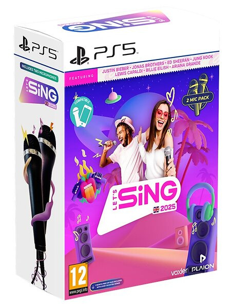 Let\'s Sing 2025 (Double Mic Bundle) (PS5) i gruppen HEMELEKTRONIK / Spelkonsoler & Tillbehör / Sony PlayStation 5 / Spel hos TP E-commerce Nordic AB (C97647)