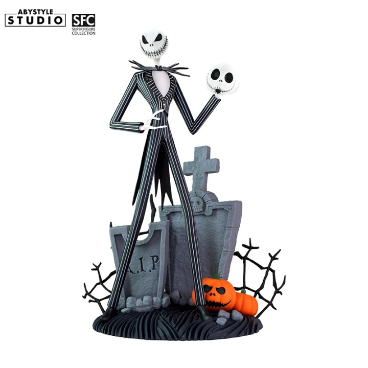 Abysse NIGHTMARE BEFORE XMAS - Figurine Jack scary smiling face i gruppen LEKSAKER, BARN- & BABYPRODUKTER / Leksaker / Figurer, Miniatyrer & tillbehör hos TP E-commerce Nordic AB (C97687)