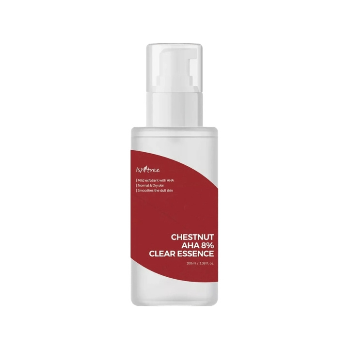 Isntree Chestnut AHA 8% Clear Essence - 100 ml i gruppen SKÖNHET & HÄLSA / Hudvård / Ansiktsvård / Rengöring hos TP E-commerce Nordic AB (C97734)