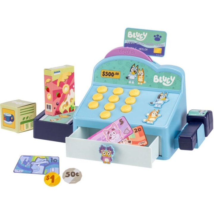 Bluey Bluey Kassaregister med interaktiva ljud (90247) i gruppen LEKSAKER, BARN- & BABYPRODUKTER / Leksaker / Lilla hemmet & Rollek hos TP E-commerce Nordic AB (C97884)