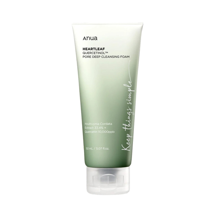 Anua Heartleaf Quercetinol Pore Deep Cleansing Foam 150 ml i gruppen SKÖNHET & HÄLSA / Hudvård / Ansiktsvård / Ansiktsvatten & Facemist hos TP E-commerce Nordic AB (C97901)