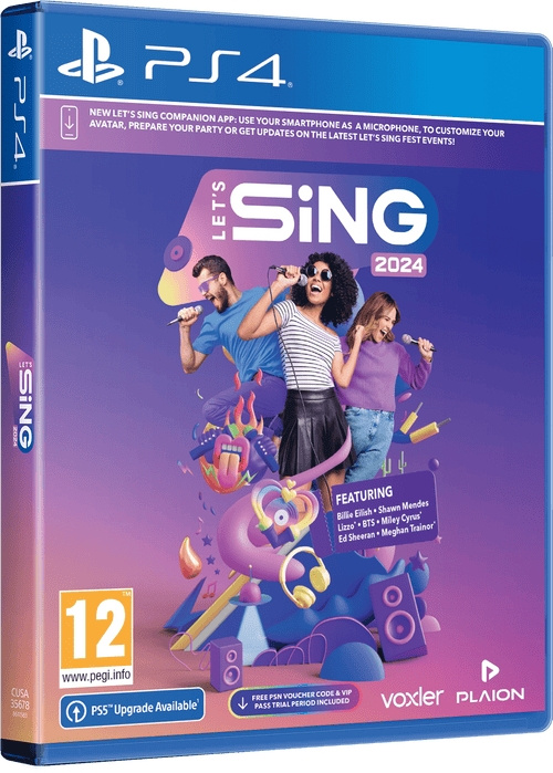 Let\'s Sing 2024 (PS4) i gruppen HEMELEKTRONIK / Spelkonsoler & Tillbehör / Sony PlayStation 4 / Spel hos TP E-commerce Nordic AB (C97942)