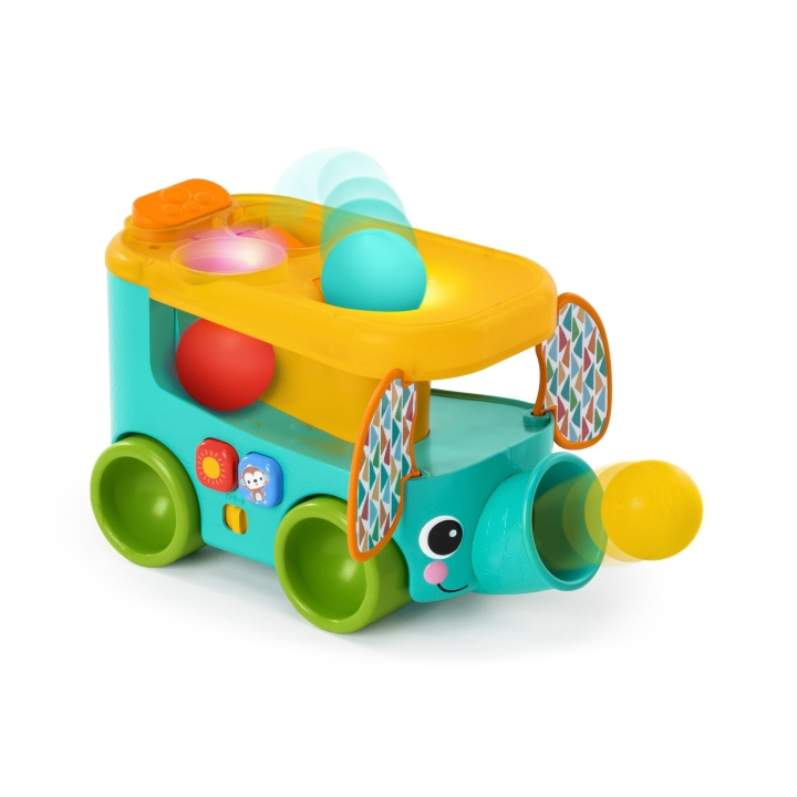 Bright Starts Pop & Roll Safari Bus™ leksak för bollspel - (BS-16827) i gruppen LEKSAKER, BARN- & BABYPRODUKTER / Babyleksaker / Aktivitetsleksaker hos TP E-commerce Nordic AB (C98054)