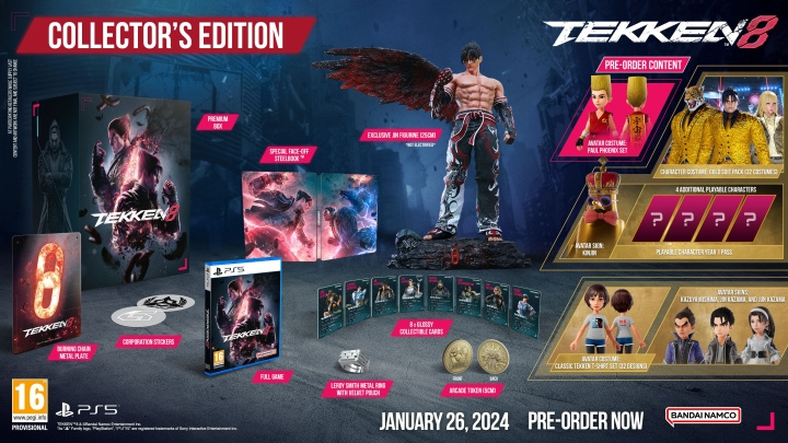 TEKKEN 8 (Collector\'s Edition) (PS5) i gruppen HEMELEKTRONIK / Spelkonsoler & Tillbehör / Sony PlayStation 5 / Spel hos TP E-commerce Nordic AB (C98172)