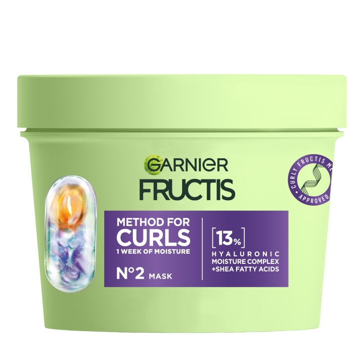 Garnier Fructis Method for Curls mask för lockigt hår - 370 ml i gruppen SKÖNHET & HÄLSA / Hår & Styling / Hårvårdsprodukter / Hårinpackning hos TP E-commerce Nordic AB (C98182)