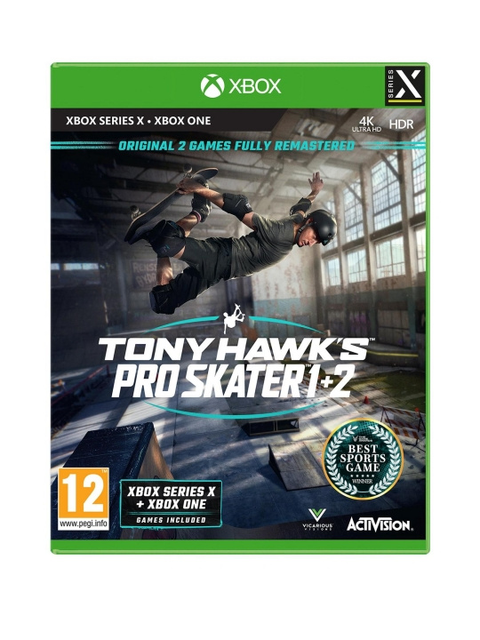 Tony Hawk\'s Pro Skater 1+2 (XseriesX) i gruppen HEMELEKTRONIK / Spelkonsoler & Tillbehör / Xbox Series X/S / Spel hos TP E-commerce Nordic AB (C98484)