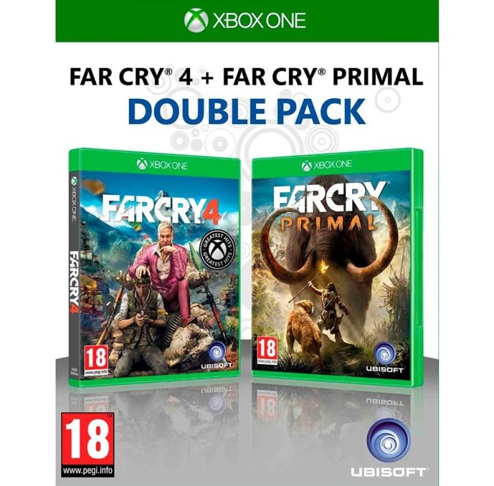 Ubisoft Far Cry Primal och Far Cry 4 (dubbelpaket) i gruppen HEMELEKTRONIK / Spelkonsoler & Tillbehör / Xbox One / Spel hos TP E-commerce Nordic AB (C98597)