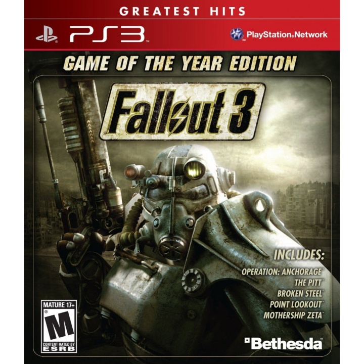 Fallout 3 - Game of the Year Edition (Greatest Hits) (Import) (PS3) i gruppen HEMELEKTRONIK / Spelkonsoler & Tillbehör / Sony PlayStation 3 hos TP E-commerce Nordic AB (C98618)