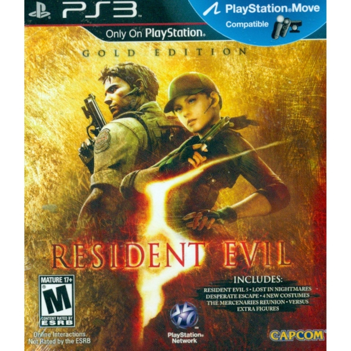 Resident Evil 5: Gold Edition (Import) (PS3) i gruppen HEMELEKTRONIK / Spelkonsoler & Tillbehör / Sony PlayStation 3 hos TP E-commerce Nordic AB (C98619)