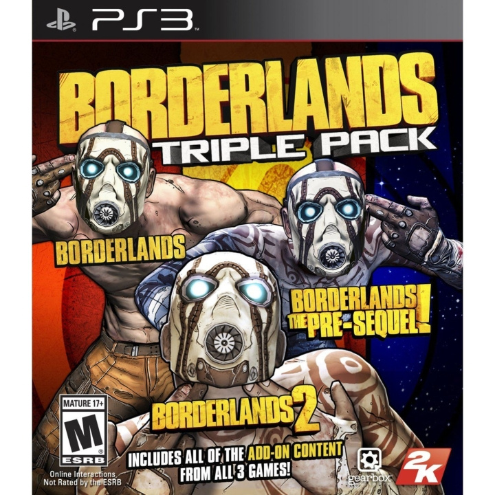 Games Borderlands Triple Pack (Import) (PS3) i gruppen HEMELEKTRONIK / Spelkonsoler & Tillbehör / Sony PlayStation 3 hos TP E-commerce Nordic AB (C98624)