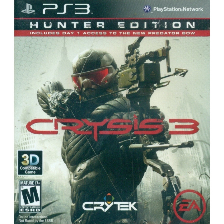 Crysis 3 (Hunter Edition) (Import) (PS3) i gruppen HEMELEKTRONIK / Spelkonsoler & Tillbehör / Sony PlayStation 3 hos TP E-commerce Nordic AB (C98630)