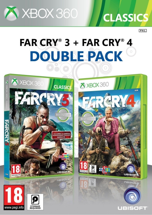 Far Cry 3 + Far Cry 4 (Double Pack) (X360) i gruppen HEMELEKTRONIK / Spelkonsoler & Tillbehör / Xbox 360 hos TP E-commerce Nordic AB (C98691)