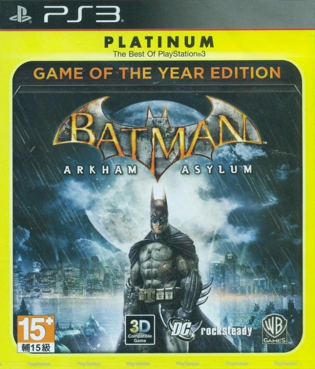 Batman: Arkham Asylum - GOTY (Platinum) (Import) (PS3) i gruppen HEMELEKTRONIK / Spelkonsoler & Tillbehör / Sony PlayStation 3 hos TP E-commerce Nordic AB (C98854)