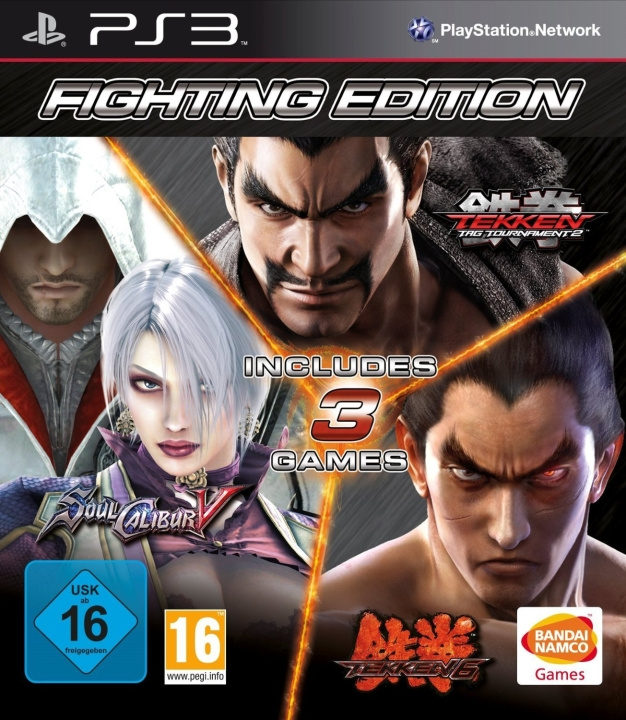 Fighting Edition: Tekken 6 + Tekken Tag Tournament 2 + Soul Calibur V (5) (PS3) i gruppen HEMELEKTRONIK / Spelkonsoler & Tillbehör / Sony PlayStation 3 hos TP E-commerce Nordic AB (C98934)