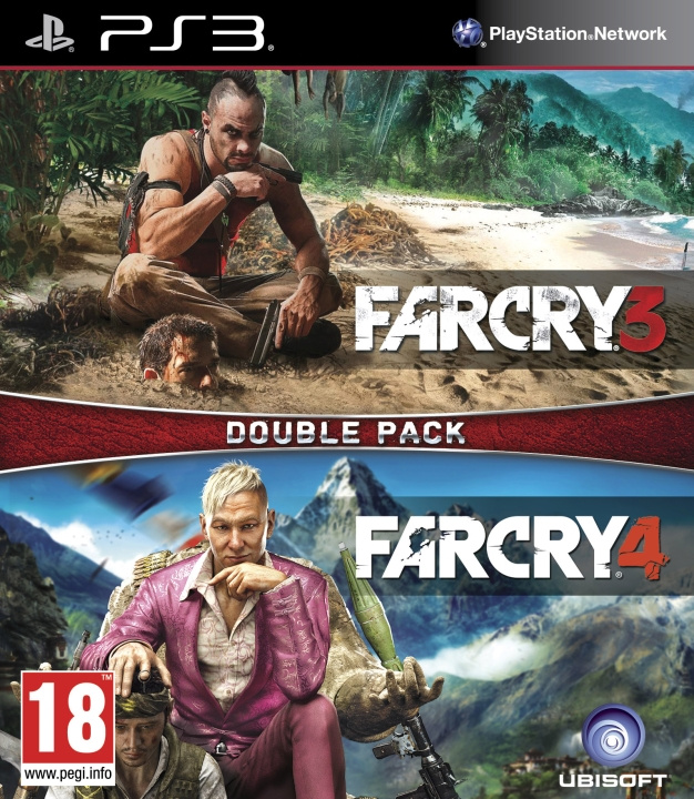 Far Cry 3 + Far Cry 4 (Double Pack) (PS3) i gruppen HEMELEKTRONIK / Spelkonsoler & Tillbehör / Sony PlayStation 3 hos TP E-commerce Nordic AB (C98943)