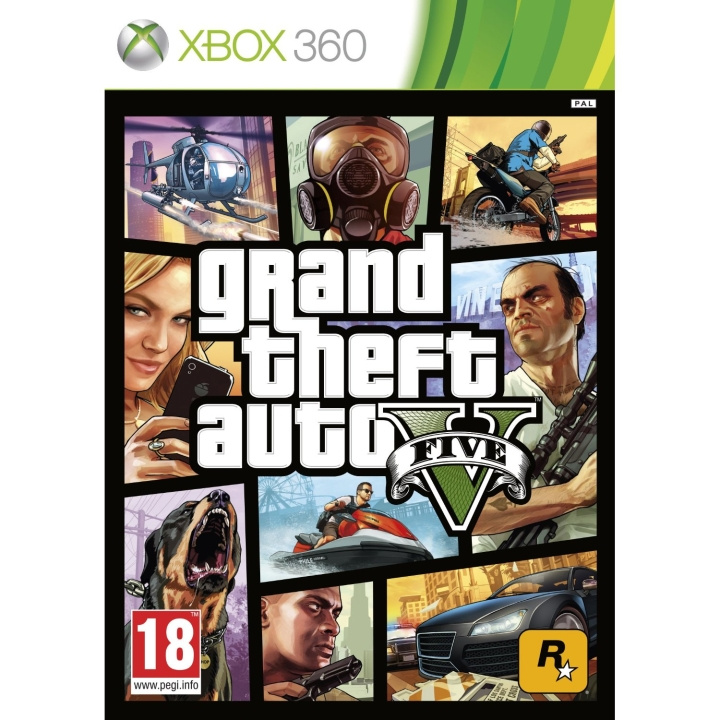 Grand Theft Auto V (GTA 5) (X360) i gruppen HEMELEKTRONIK / Spelkonsoler & Tillbehör / Xbox 360 hos TP E-commerce Nordic AB (C99005)