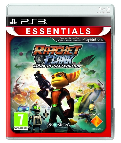 Ratchet & Clank Future: Tools Of Destruction (Essentials) (PS3) i gruppen HEMELEKTRONIK / Spelkonsoler & Tillbehör / Sony PlayStation 3 hos TP E-commerce Nordic AB (C99020)