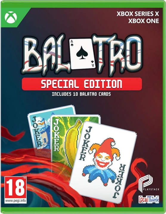 Playstack Ltd. Balatro (Specialutgåva) i gruppen HEMELEKTRONIK / Spelkonsoler & Tillbehör / Xbox Series X/S / Spel hos TP E-commerce Nordic AB (C99089)