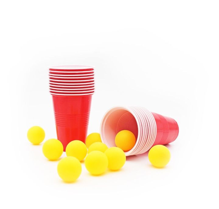 Winkee Beer Pong Set - Classic Beer Pong - 20 muggar och 10 bollar i gruppen SPORT, FRITID & HOBBY / Roliga prylar / Smarta saker hos TP E-commerce Nordic AB (C99125)