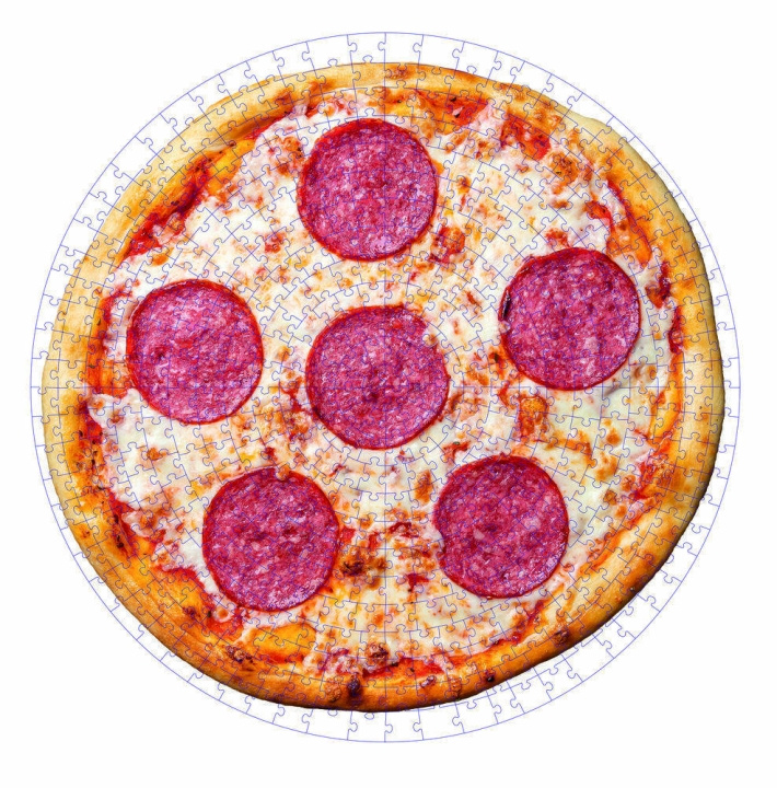 Winkee Pizza Pussel - (16732) i gruppen SPORT, FRITID & HOBBY / Hobby / Pussel hos TP E-commerce Nordic AB (C99174)