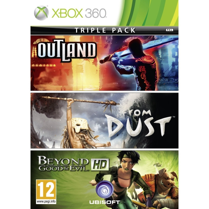 Beyond Good and Evil/Outland/From Dust (X360) i gruppen HEMELEKTRONIK / Spelkonsoler & Tillbehör / Xbox 360 hos TP E-commerce Nordic AB (C99250)