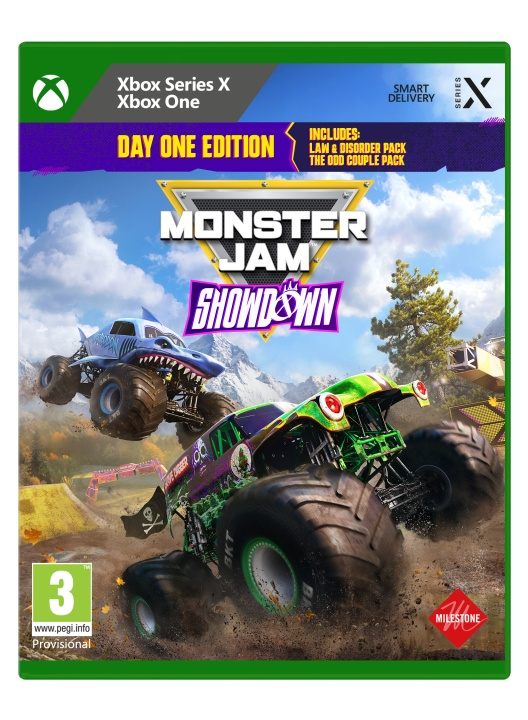 Milestone Monster Jam Showdown (Dag 1 Edition) i gruppen HEMELEKTRONIK / Spelkonsoler & Tillbehör / Xbox Series X/S / Spel hos TP E-commerce Nordic AB (C99262)