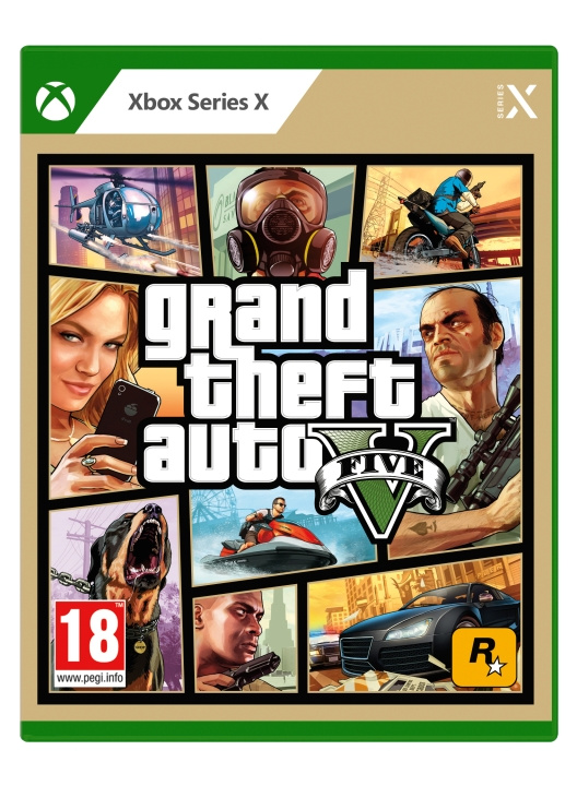 Grand Theft Auto V (GTA 5) (XseriesX) i gruppen HEMELEKTRONIK / Spelkonsoler & Tillbehör / Xbox Series X/S / Spel hos TP E-commerce Nordic AB (C99265)