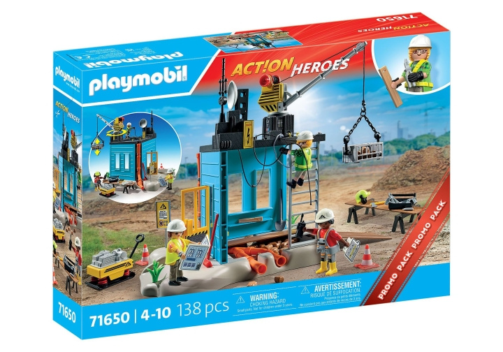 Playmobil Byggarbetsplats (71650) i gruppen LEKSAKER, BARN- & BABYPRODUKTER / Leksaker / Lekset hos TP E-commerce Nordic AB (C99268)