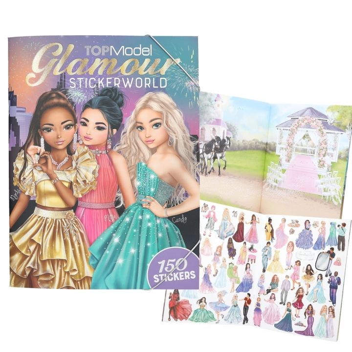 TOPModel Glamour Stickerworld ( 0413232 ) i gruppen LEKSAKER, BARN- & BABYPRODUKTER / Leksaker / Pyssel hos TP E-commerce Nordic AB (C99403)