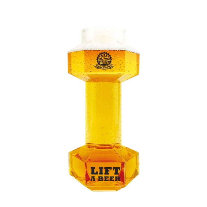 Winkee Dumbbell ölglas - Glas i gruppen SPORT, FRITID & HOBBY / Roliga prylar / Smarta saker hos TP E-commerce Nordic AB (C99503)