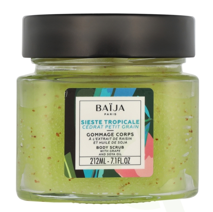 Baija Paris Baija Sieste Tropicale Body Scrub 212 ml Citron Petit Grain i gruppen SKÖNHET & HÄLSA / Hudvård / Ansiktsvård / Skrubb / Peeling hos TP E-commerce Nordic AB (C99714)